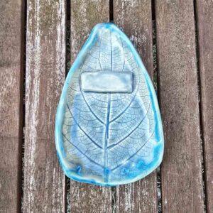 Ceramiczna podstawka pod kadzidło z podpórką - obrazek 3