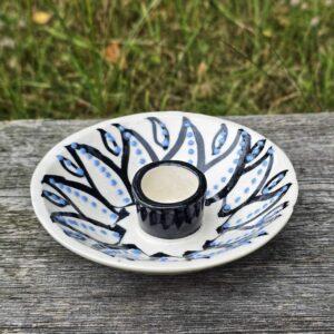 Ceramiczna podstawka do Palo Santo biała - obrazek 3
