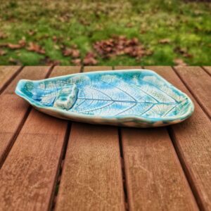 Ceramiczna podstawka pod kadzidło z podpórką - obrazek 2