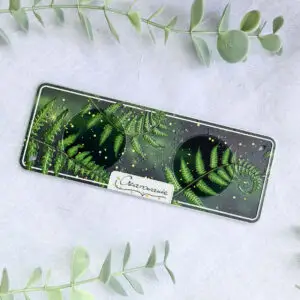 Podstawka pod świeczki tealight podwójna paprocie - obrazek 4