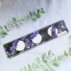 Podstawka pod świeczki tealight potrójna lawenda - obrazek 5