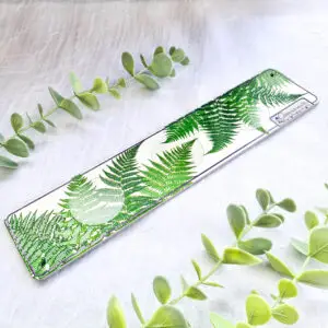 Podstawka pod świeczki tealight potrójna paprocie - obrazek 9
