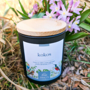 Świeca sojowa Kokos 270 ml - obrazek 4
