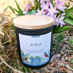 Świeca sojowa Kokos 270 ml - obrazek 4
