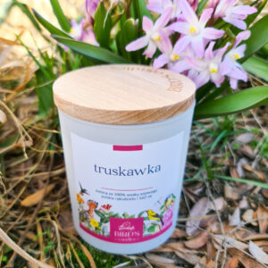 Świeca sojowa Truskawka 160 ml - obrazek 4