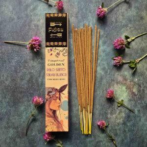 Kadzidełka Golden Fusion Palo Santo i Biała Szałwia