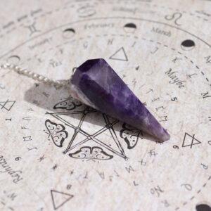 Kadzidełka Zaklęcie Ancient Witch - Uwodzenie - Wahadełko Ametyst - obrazek 5