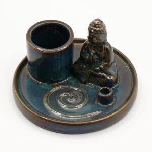 Wielofunkcyjna Podstawka pod Kadzidełka Budda - Niebieska - obrazek 3