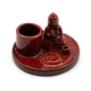 Wielofunkcyjna Podstawka pod Kadzidełka Budda - Czarna Matowa - obrazek 6