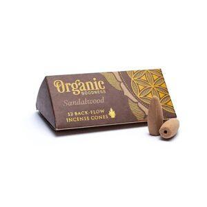 Kadzidełka backflow Organic Drzewo Sandałowe