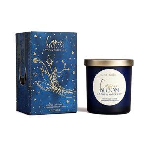 Świeca Sojowa Carnatia Starry Spell w szkle Lotos i Lilia Wodna - obrazek 1